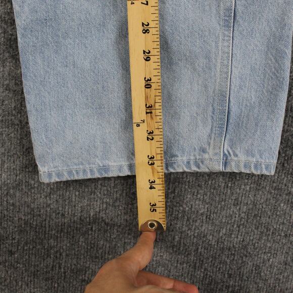 Adriano Goldshmied Jeans Women 32 Mercer Cuffed High Rise Barrel Wide Leg Baggy - Picture 13 of 16